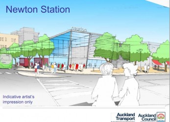 NEWTON CITY LINK STATION: A very rough graphic